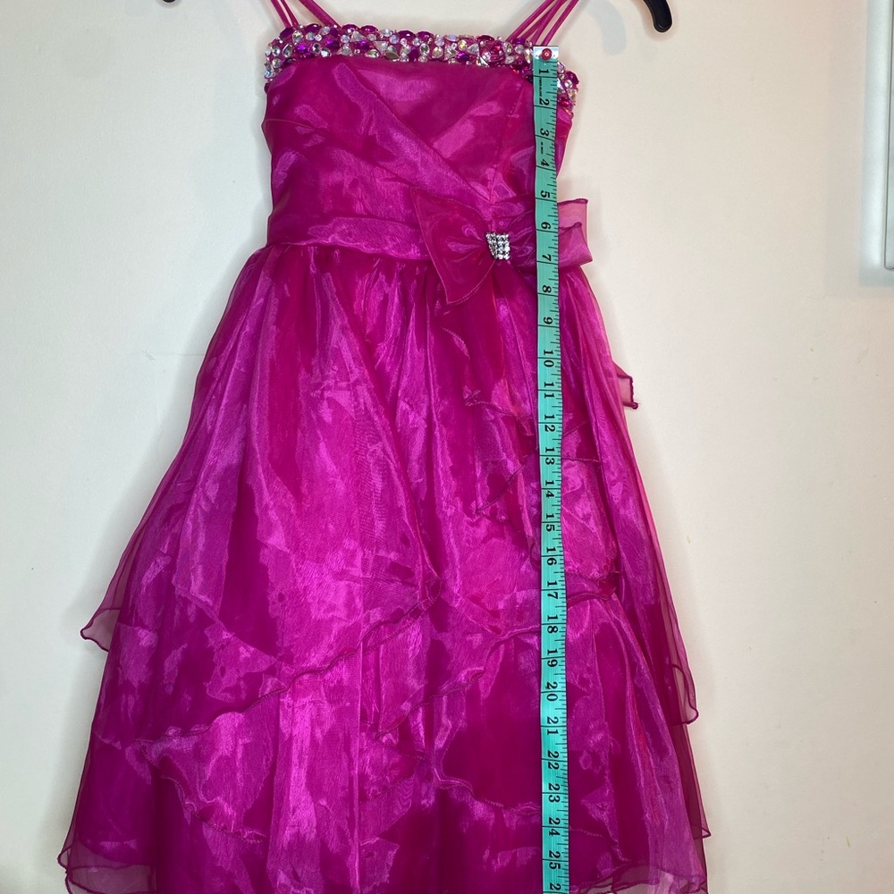 Joy kids pink little girl dress size 4